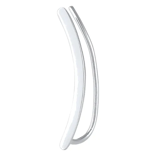 Elli Damska pojedyncza nausznica Domed Basic Trend Blogger ze srebra próby 925 Sterling Silver Kolczyki 1 ct Damski
