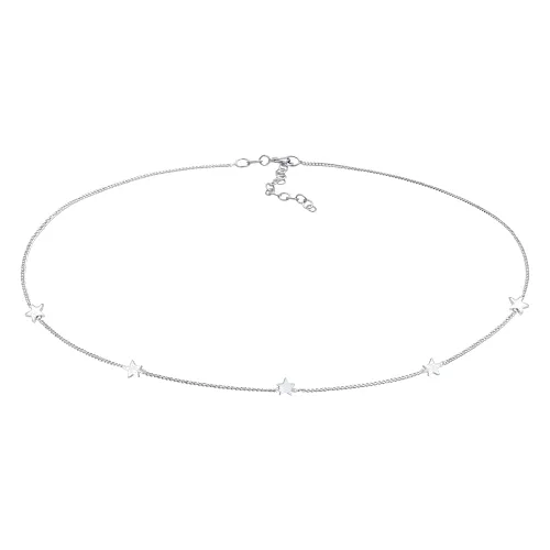 Elli Damski choker Gwiazda Astro Trend wykonany ze srebra próby 925 Sterling Silver Naszyjniki 1 ct