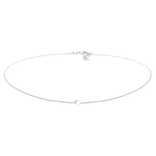 Elli Damski Choker zawieszka filigranowa serce w srebrze próby 925 Sterling Silver Naszyjniki 1 ct