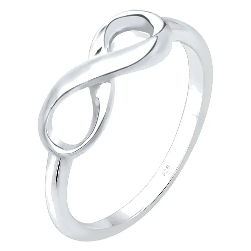 Elli Damski Infinity nieskończoność w srebrze próby 925 Sterling Silver Pierścionki 1 ct