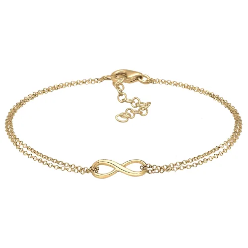 Elli Damski symbol nieskończoności w srebrze próby 925 Sterling Silver Bransoletki 1 ct