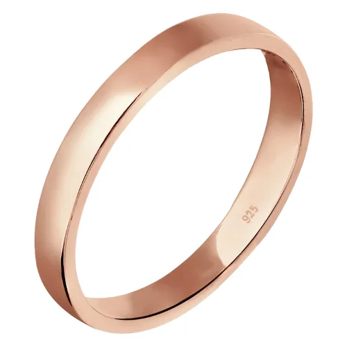 Elli Damski zaręczynowy prosty elegancki w srebrze 925 Sterling Silver Pierścionki 1 ct