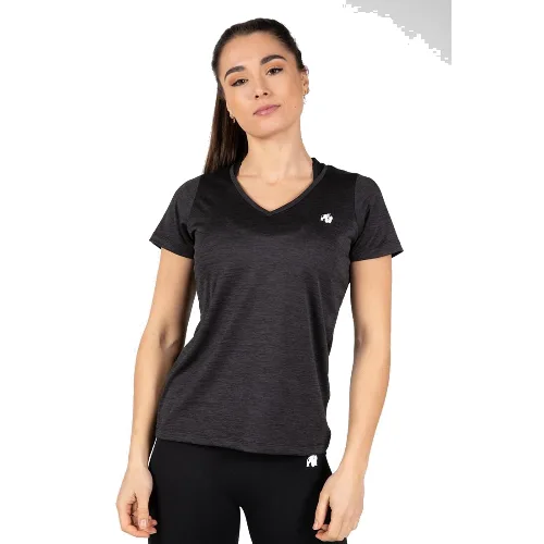 Elmira V-Neck Koszulka - Czarny