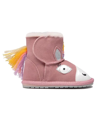 EMU Australia Śniegowce Magical Unicorn Walker B12409 Różowy