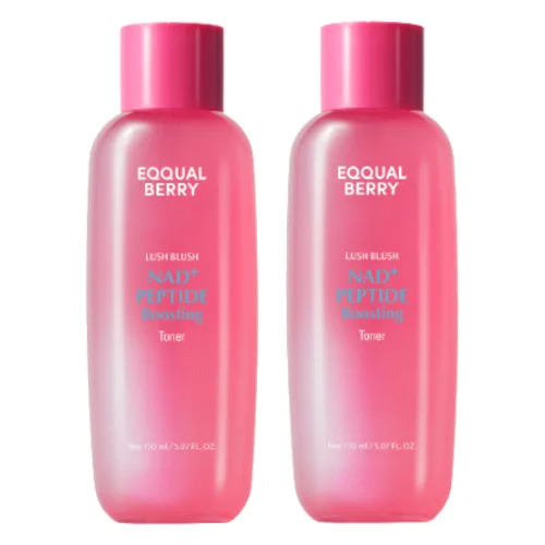 EQQUALBERRY - NAD+ Peptide Boosting Toner - 150ml Duo Set