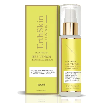 ErthSkin London Serum z eliksirem z jadu pszczelego i miodu manuka Serum nawilżające 60 ml Damski