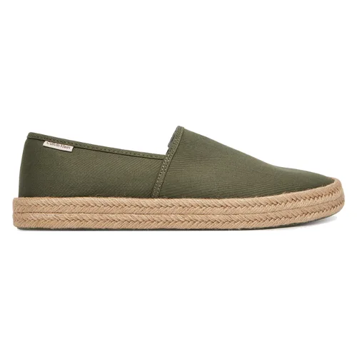 Espadryle Calvin Klein Ess Espadrille Cv HM0HM02076 Zielony