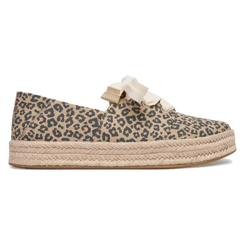 Espadryle Toms Carolina Lace Up 10023047 Beżowy