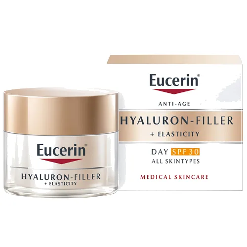 Eucerin Hyaluron-Filler Elasticity Day Cream SPF30 przeciwsłoneczny ujędrniający krem na dzień z kwasem hialuronowym 50 ml