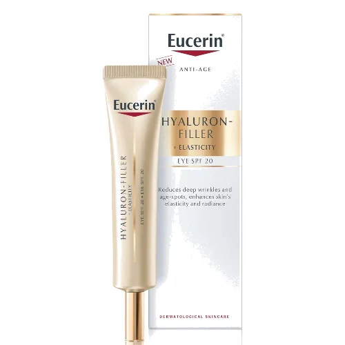 Eucerin Hyaluron-Filler + Elasticity Eye Cream ujędrniający krem pod oczy z kwasem hialuronowym 15 ml
