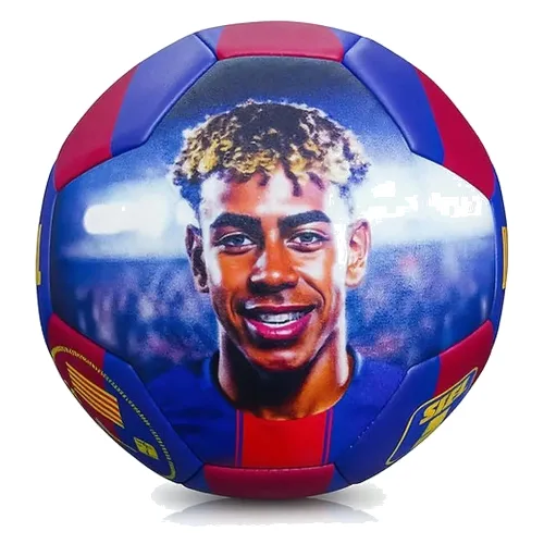 FC Barcelona piłka nożna Lamine Yamal oficjalna licencjonowana wielokolorowa