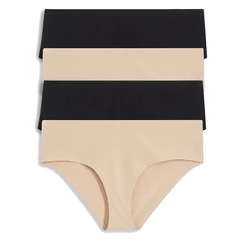Figi panty z bawełną organiczną (4 pary)