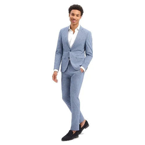 Finshley & Harding garnitur biznesowy Mężczyźni Slim Fit niebieski, 54