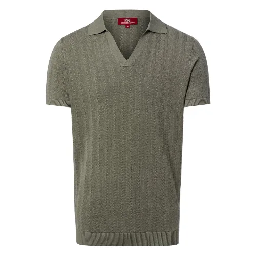 Finshley & Harding London koszulka polo z dzianiny Mężczyźni Bawełna zielony