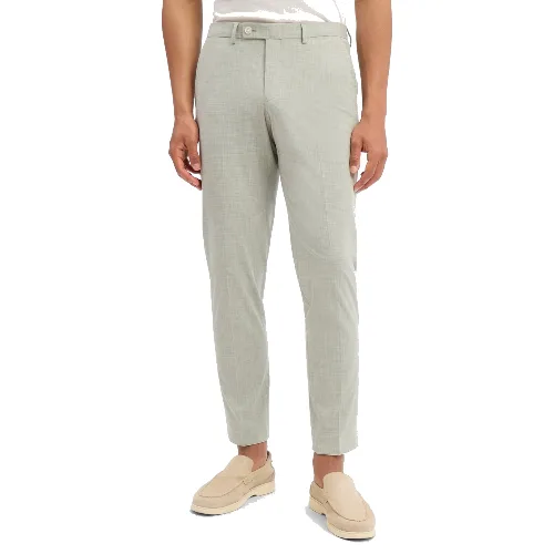 Finshley & Harding London spodnie garniturowe - Hoxdon Mężczyźni Slim Fit Sztuczne włókno szary, 56