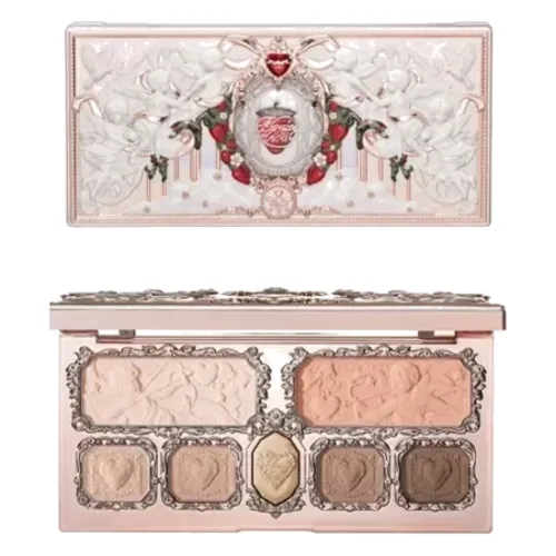 FlowerKnows - Strawberry Cupid Makeup Palette - 14g - 01 Honey Canele