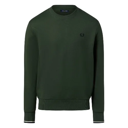 Fred Perry bluza nierozpinana Mężczyźni Bawełna zielony, M