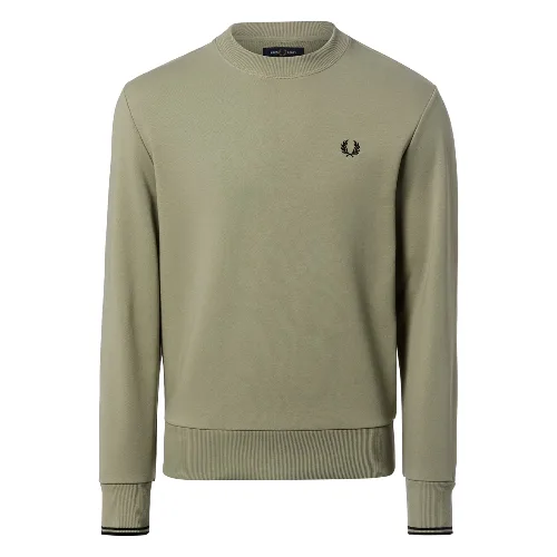 Fred Perry bluza nierozpinana Mężczyźni Bawełna zielony, M