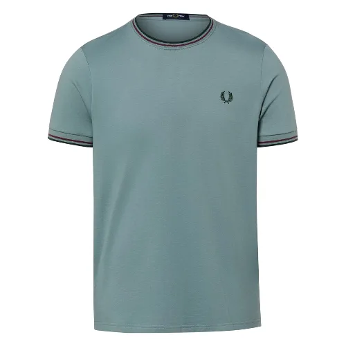 Fred Perry Koszulka Mężczyźni Bawełna niebieski, M