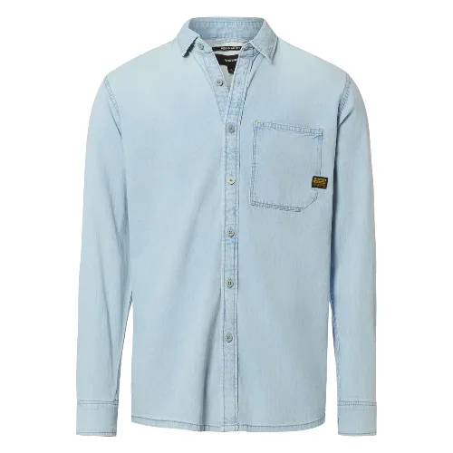 G-Star RAW koszula dżinsowa - Asinart 80Z Denim Mężczyźni Regular Fit Bawełna niebieski, XXL