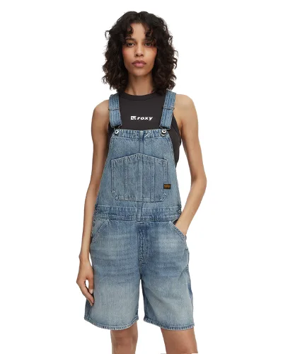 G-Star Raw Ogrodniczki D28887-D788 Niebieski Loose Fit