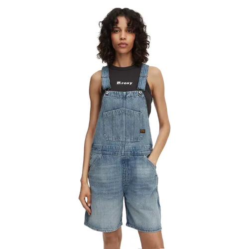 G-Star Raw Ogrodniczki D28887-D788 Niebieski Loose Fit