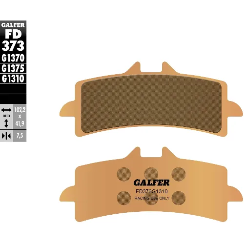 GALFER FD373 (G1310) klocki hamulcowe sintermetaliczne