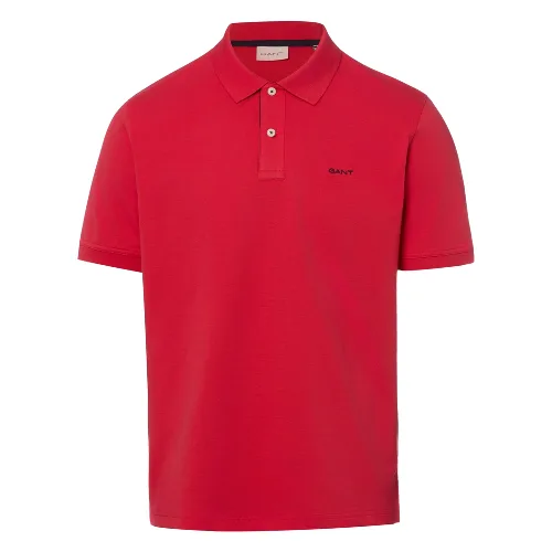 Gant koszulka polo Mężczyźni Bawełna czerwony, M