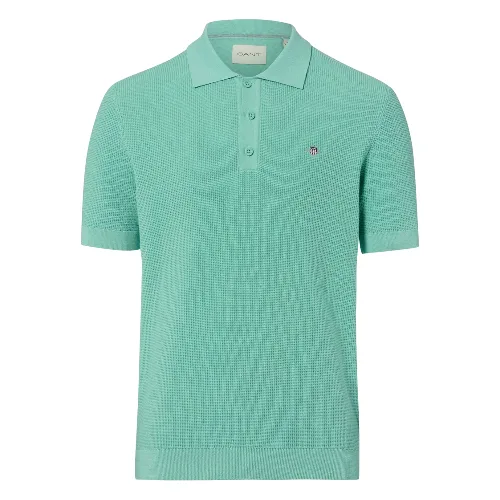 Gant koszulka polo Mężczyźni Bawełna niebieski, M