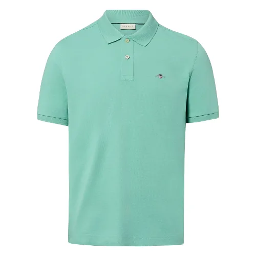 Gant koszulka polo Mężczyźni Bawełna zielony, XL