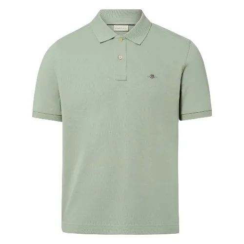 Gant koszulka polo Mężczyźni Bawełna zielony, XXXL