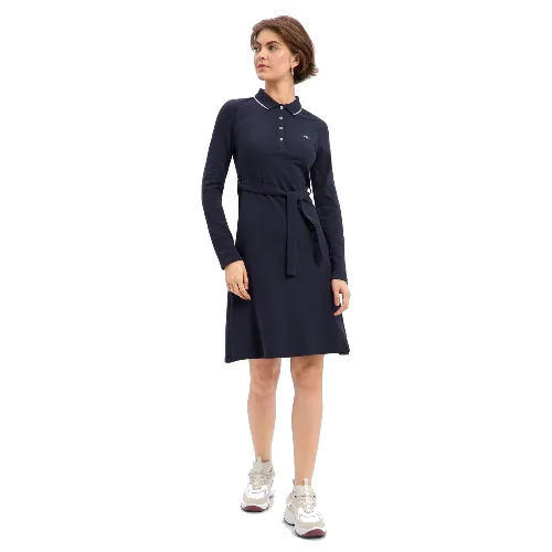 Gant sukienka polo Kobiety Bawełna niebieski, M