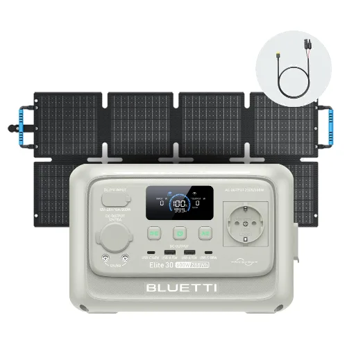 Generator słoneczny BLUETTI Elite 30 V2+60W panel, 288Wh stacja na kemping