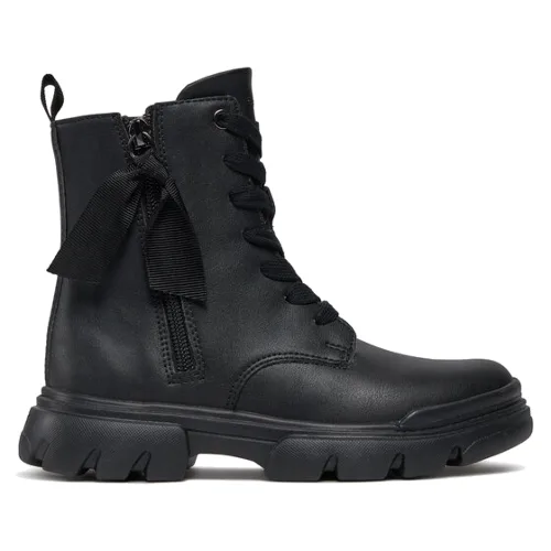 Geox Botki J Junette Girl J36HVG 000BC C9999 S Czarny