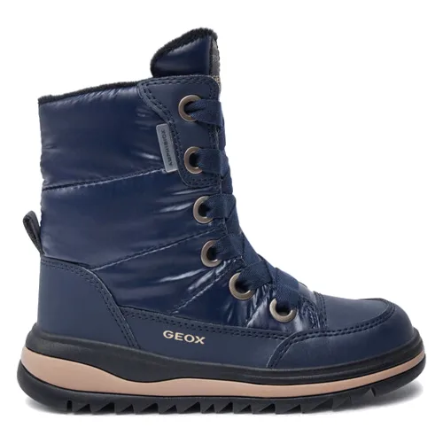 Geox Kozaki J Adelhide Girl B Ab J16EWA 0LVBC C4002 M Granatowy