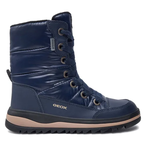 Geox Kozaki J Adelhide Girl B Ab J16EWA 0LVBC C4002 S Granatowy