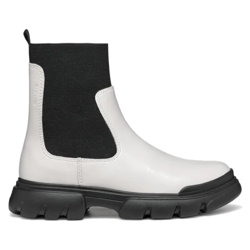 Geox Kozaki J Junette Girl J46HVC 0BCNH C1M9B S Écru