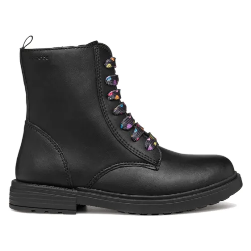 Geox Kozaki Jr Eclair J049QD 0003W C9240 M Czarny