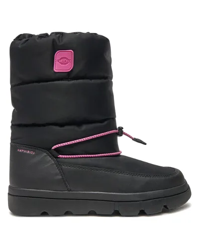 Geox Śniegowce Willaboom J46HWB 0FU54 C0922 D Czarny