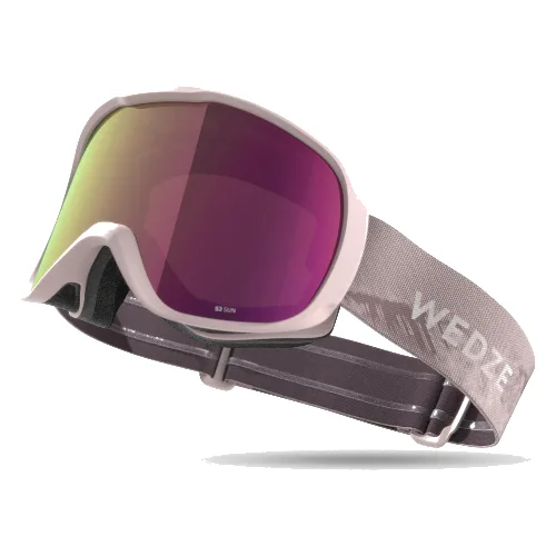 Gogle narciarskie i snowboardowe dla dorosłych i dzieci Wedze G 500 s3