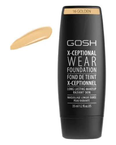Gosh Copenhagen X-Ceptional Wear Foundation Long Lasting Makeup Podkłady 35 ml 16 Golden