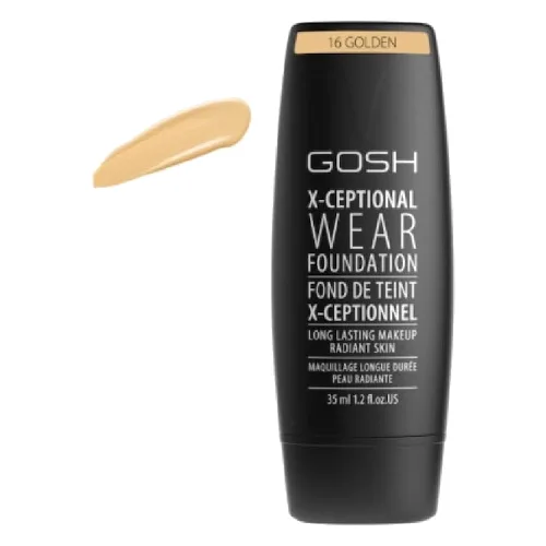 Gosh Copenhagen X-Ceptional Wear Foundation Long Lasting Makeup Podkłady 35 ml 16 Golden