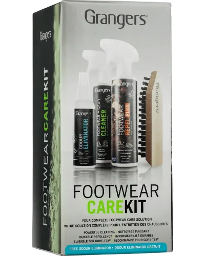 GRANGER'S Zestaw do czyszczenia i impregnacji butów FOOTWEAR CARE KIT