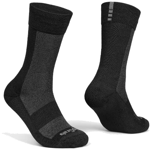 Gripgrab Alpine Merino High Cut Winter Socks Black - S -
