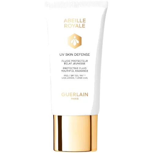 Guerlain Abeille Royale UV Skin Defense Fluid ochronny nadający skórze młodzieńcze rozświetlenie SPF 50 / PA++++ Ochrona przeciwsłoneczna 50 ml