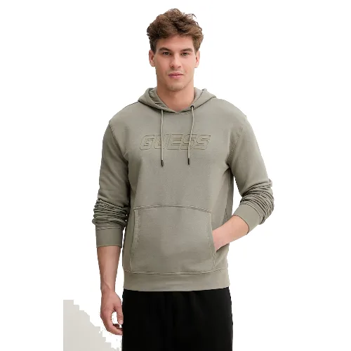 Guess bluza z kapturem męska z bawełną ALDWIN