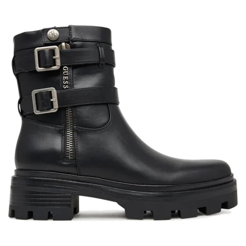 Guess Botki FLFLYN ELE10 Czarny