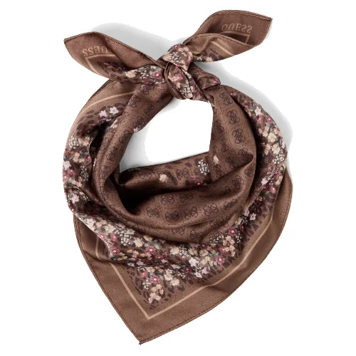 GUESS Chustka Kobiety brązowy, ONE SIZE