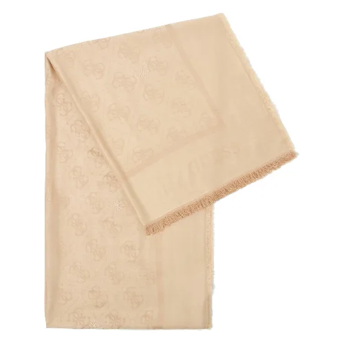 GUESS Chustka Kobiety wiskoza beżowy, ONE SIZE