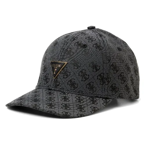 GUESS czapka z logo Kobiety szary, ONE SIZE